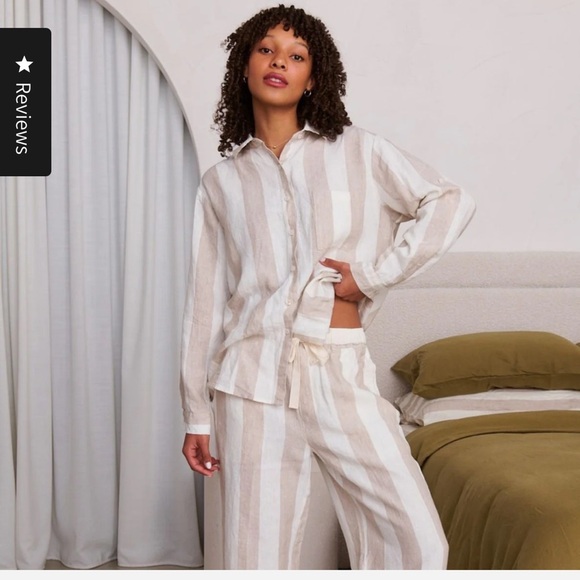 Linen Social Milk and Honey - pajama set - Picture 5 of 10